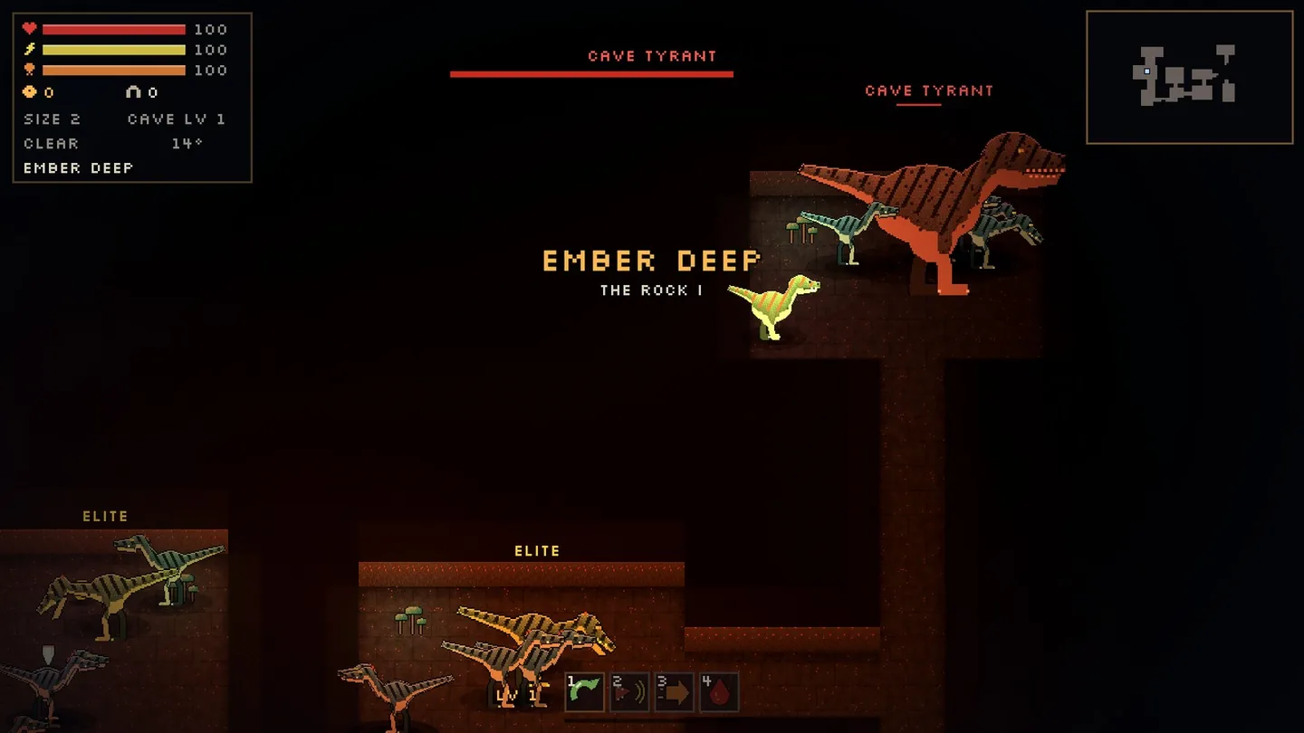 Ein zufällig erzeugter Dungeon unter der Erde